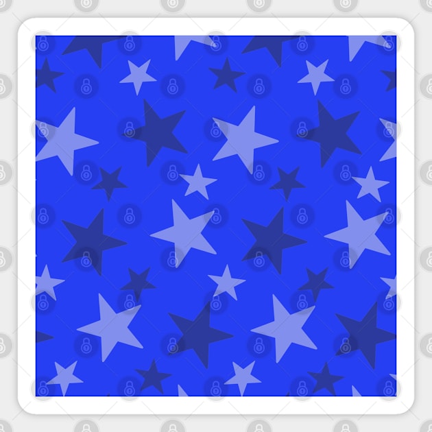 blue stars Magnet by persa